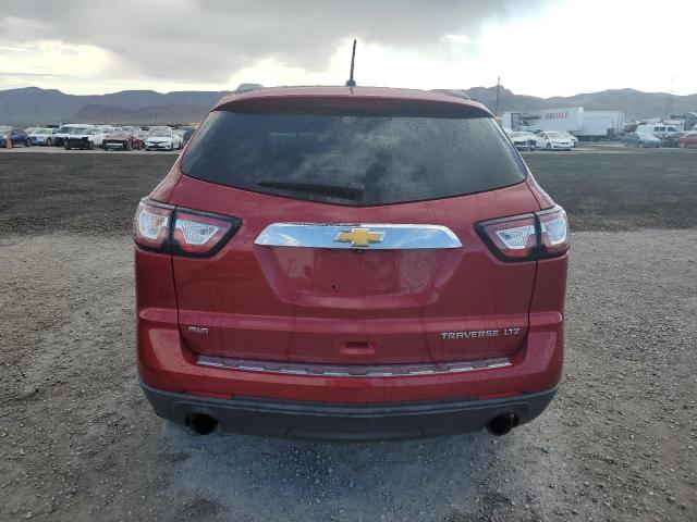 1GNKVJKD2EJ294803 - 2014 CHEVROLET TRAVERSE LTZ RED photo 6