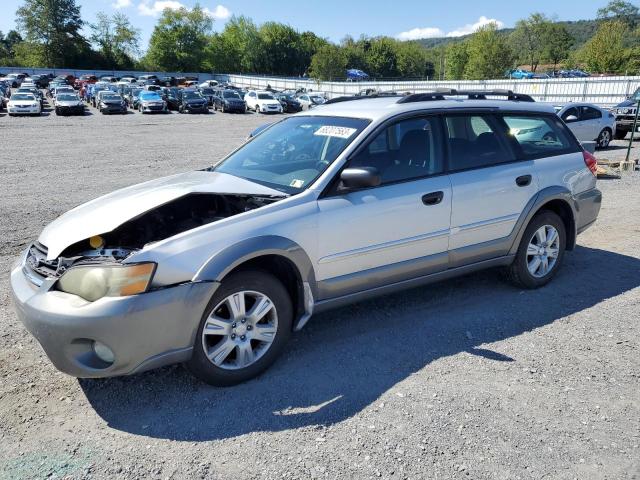 4S4BP61C356375090 - 2005 SUBARU LEGACY OUTBACK 2.5I SILVER photo 1