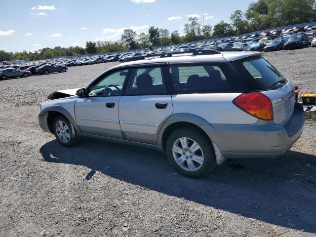 4S4BP61C356375090 - 2005 SUBARU LEGACY OUTBACK 2.5I SILVER photo 2