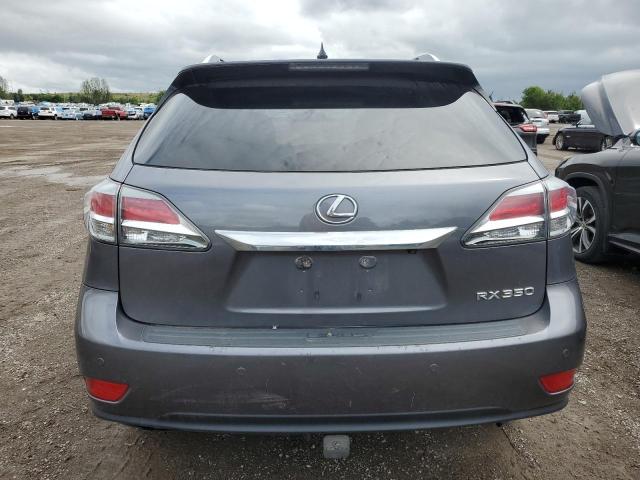 2T2BK1BA9FC281496 - 2015 LEXUS RX 350 BASE GRAY photo 6