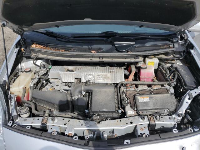 JTDKN3DUXF1870821 - 2015 TOYOTA PRIUS ვერცხლისფერი ფოტო 11