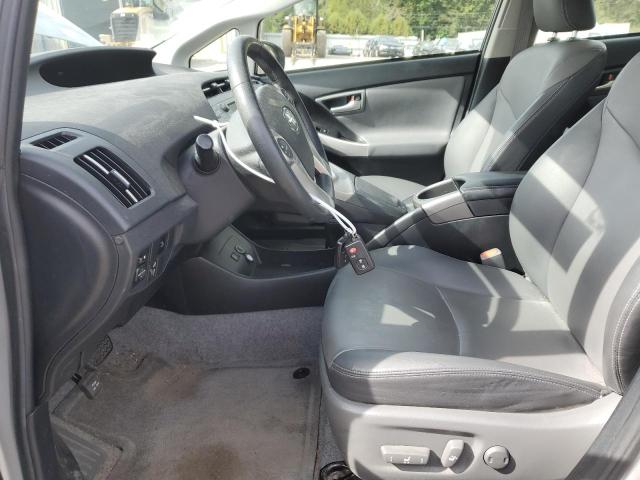 JTDKN3DUXF1870821 - 2015 TOYOTA PRIUS ვერცხლისფერი ფოტო 7