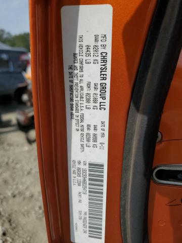 1B3CB3HA6BD254718 - 2011 DODGE CALIBER MAINSTREET ORANGE photo 12