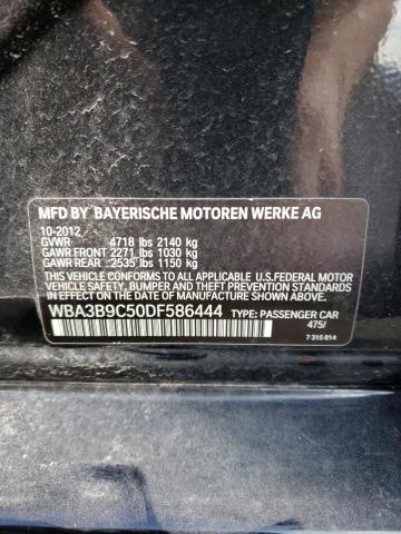 WBA3B9C50DF586444 - 2013 BMW 335 XI BLACK photo 12