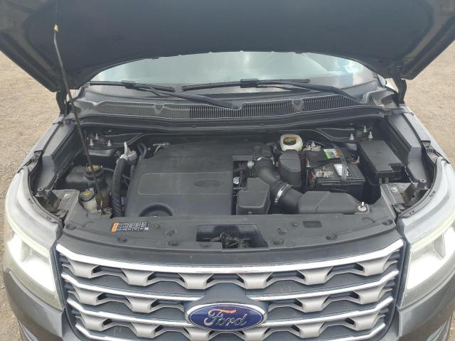 1FM5K8D89HGA55916 - 2017 FORD EXPLORER XLT ნაცრისფერი ფოტო 12