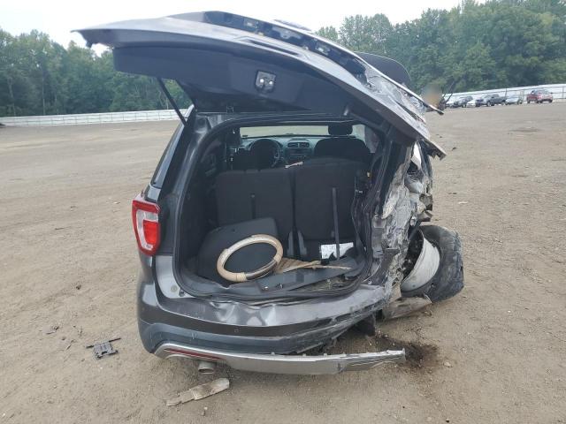 1FM5K8D89HGA55916 - 2017 FORD EXPLORER XLT ნაცრისფერი ფოტო 6