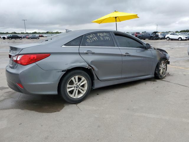 5NPEB4AC1EH871810 - 2014 HYUNDAI SONATA GLS GRAY photo 3