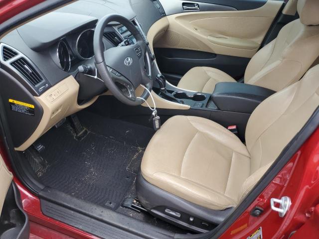 KMHEC4A49CA035927 - 2012 HYUNDAI SONATA HYBRID RED photo 7