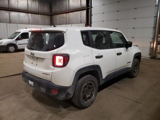 ZACCJBAH3HPF06230 - 2017 JEEP RENEGADE SPORT WHITE photo 3