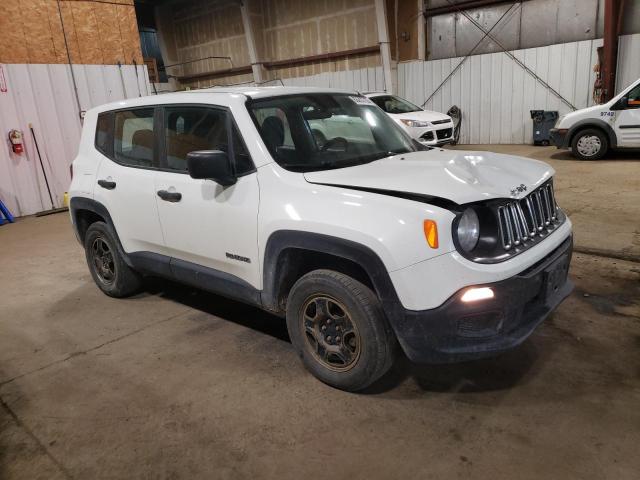 ZACCJBAH3HPF06230 - 2017 JEEP RENEGADE SPORT WHITE photo 4