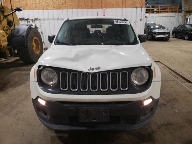 ZACCJBAH3HPF06230 - 2017 JEEP RENEGADE SPORT WHITE photo 5