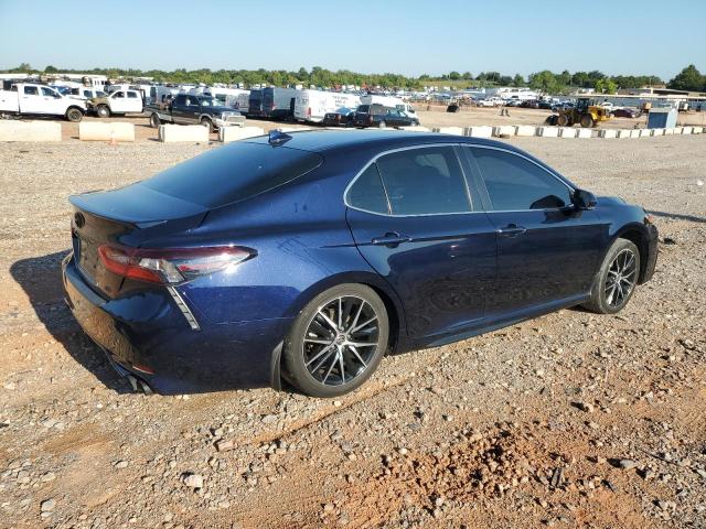 4T1G11AKXNU711394 - 2022 TOYOTA CAMRY SE 蓝色 照片 3
