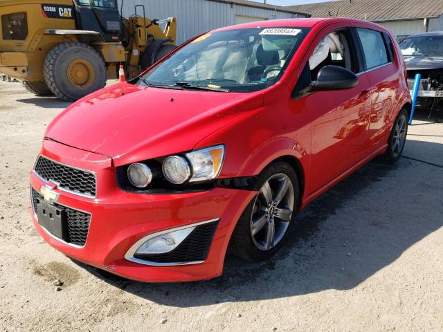 1G1JG6SB5G4140655 - 2016 CHEVROLET SONIC RS RED photo 1