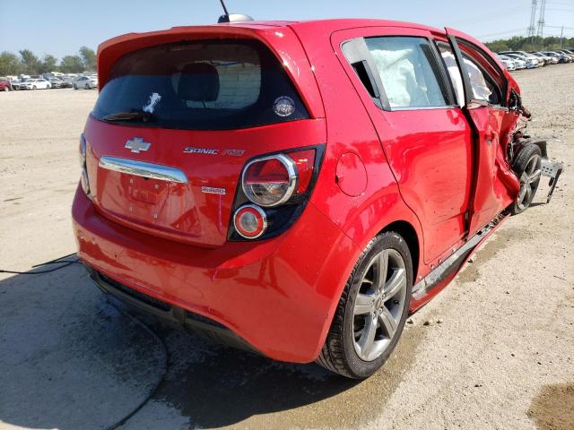 1G1JG6SB5G4140655 - 2016 CHEVROLET SONIC RS RED photo 3