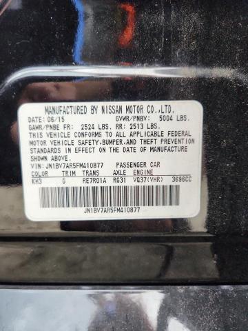 JN1BV7AR5FM410877 - 2015 INFINITI Q50 BASE BLACK photo 12