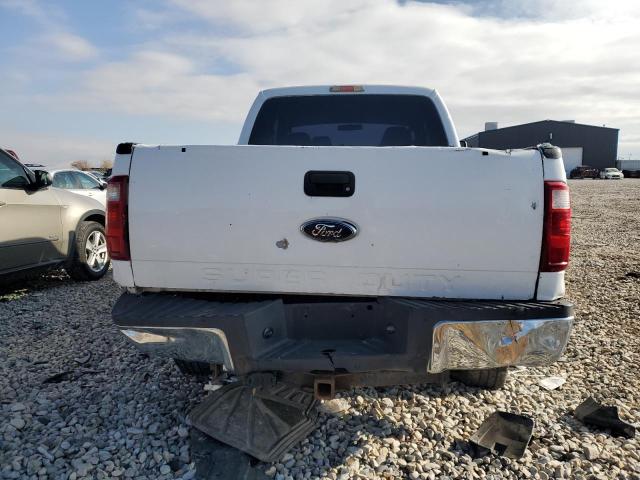 1FTWX31508EE44348 - 2008 FORD F350 SRW SUPER DUTY WHITE photo 6