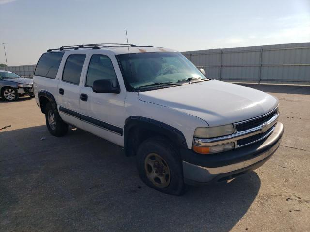 1GNEC16T81J299664 - 2001 CHEVROLET SUBURBAN C1500 WHITE photo 4