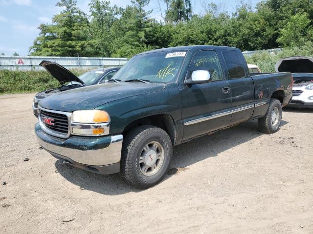 1GTEK19T11E135298 - 2001 GMC NEW SIERRA K1500 TEAL photo 1