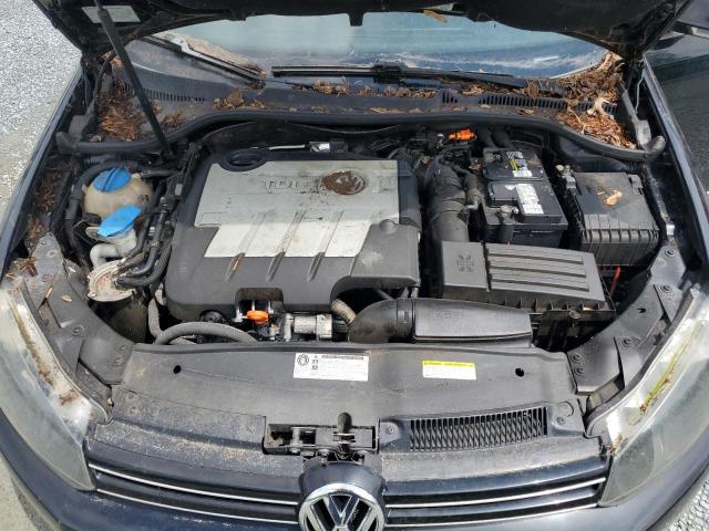 3VWPL7AJ5EM600679 - 2014 VOLKSWAGEN JETTA TDI BLACK photo 11