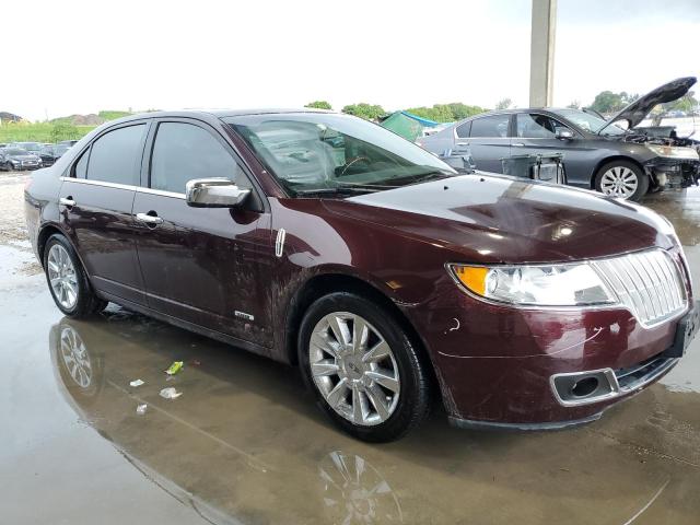 3LNDL2L39CR837890 - 2012 LINCOLN MKZ HYBRID BURGUNDY photo 4