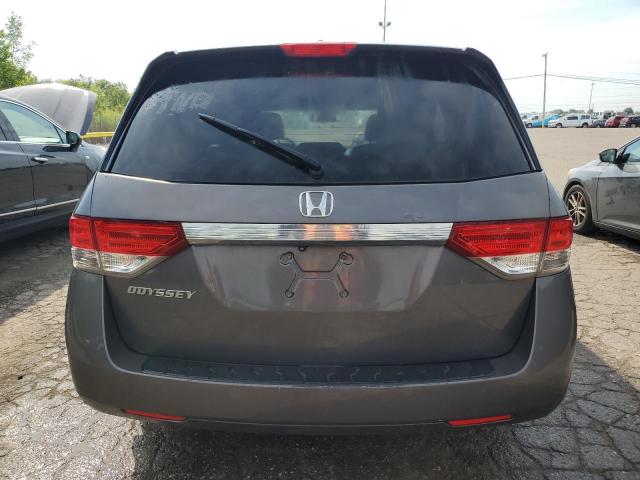 5FNRL5H62FB089665 - 2015 HONDA ODYSSEY EXL GRAY photo 6
