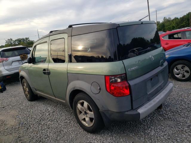 5J6YH28673L039746 - 2003 HONDA ELEMENT EX GREEN photo 2