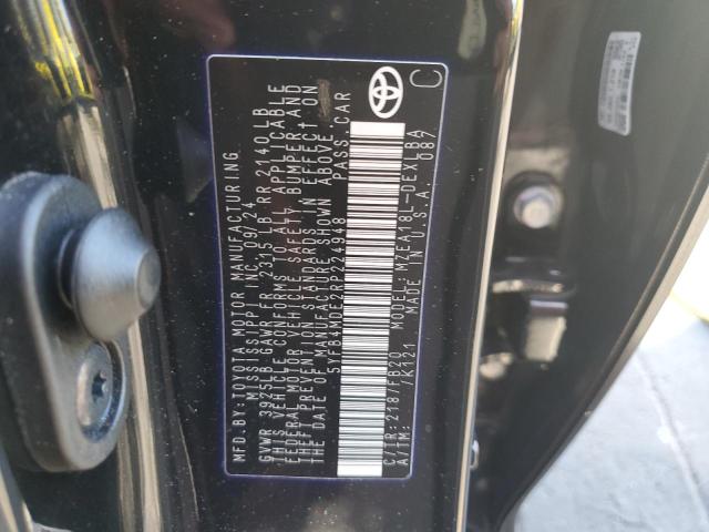 5YFB4MDE2RP224948 - 2024 TOYOTA COROLLA LE أسود صورة 12