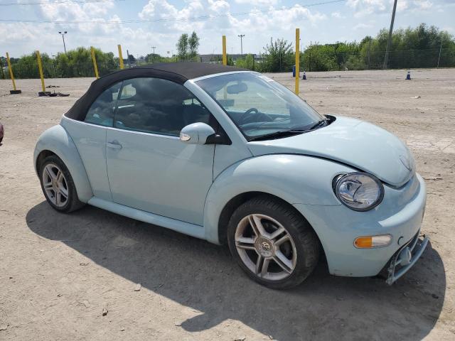3VWCD31Y05M300131 - 2005 VOLKSWAGEN NEW BEETLE GLS 蓝色 照片 4