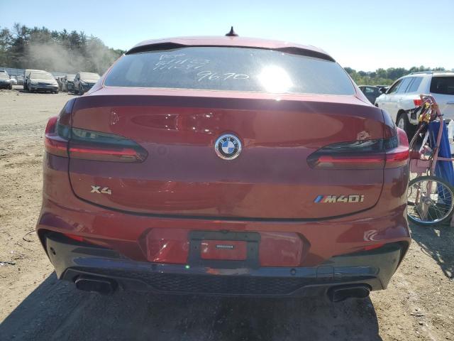 5UX2V5C09L9B59670 - 2020 BMW X4 XDRIVEM40I RED photo 6