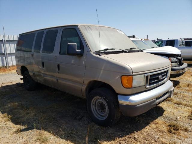 1FBNE31L77DB06700 - 2007 FORD ECONOLINE E350 SUPER DUTY WAGON TAN photo 4