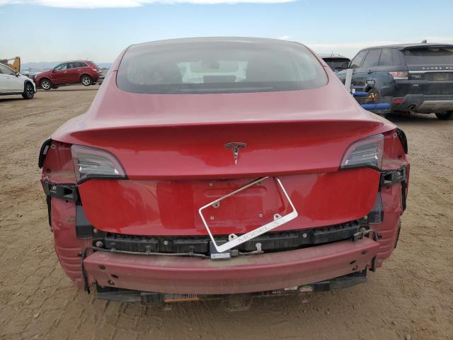 5YJ3E1EA2JF051346 - 2018 TESLA MODEL 3 Қызыл фото 6