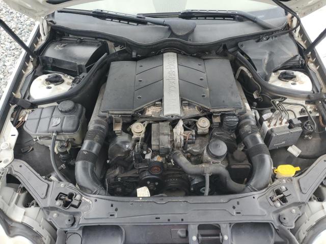 WDBTJ65J93F041757 - 2003 MERCEDES-BENZ CLK 320C WHITE photo 11