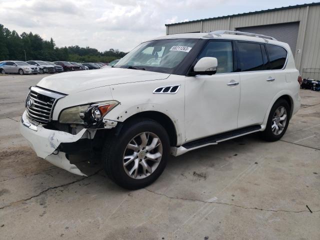 JN8AZ2NF7B9500632 - 2011 INFINITI QX56 WHITE photo 1