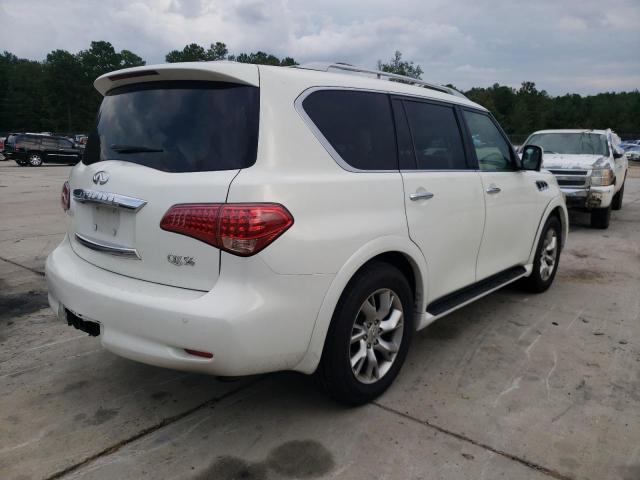 JN8AZ2NF7B9500632 - 2011 INFINITI QX56 WHITE photo 3