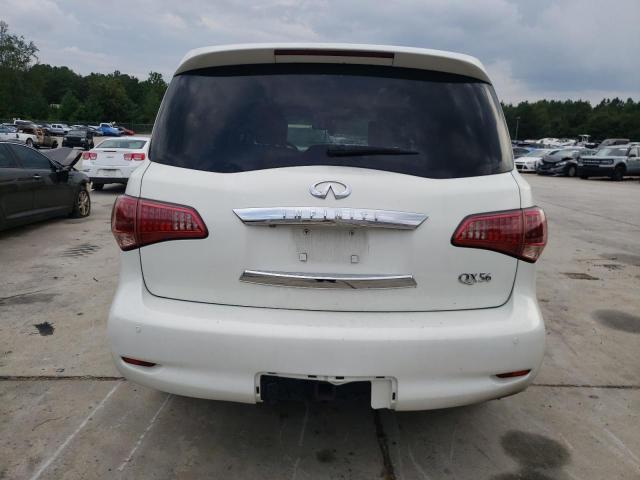 JN8AZ2NF7B9500632 - 2011 INFINITI QX56 WHITE photo 6