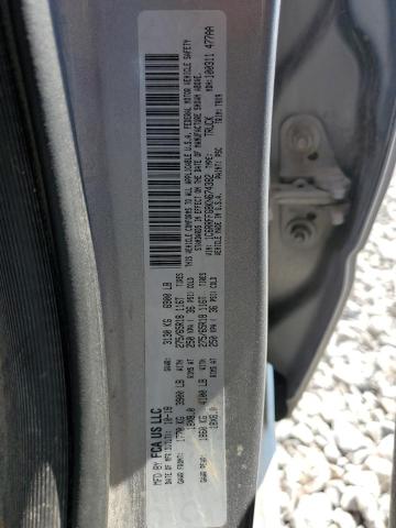 1C6RRFFG8KN674382 - 2019 RAM 1500 BIG HORN/LONE STAR SILVER photo 12