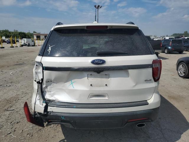 1FM5K8D87JGC83273 - 2018 FORD EXPLORER XLT WHITE photo 6