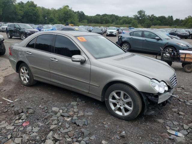 WDBRF92H17F877390 - 2007 MERCEDES-BENZ C 280 4MATIC SILVER photo 4
