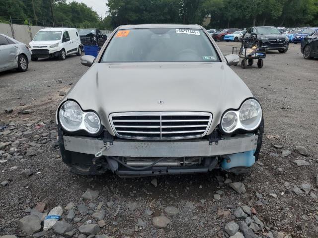 WDBRF92H17F877390 - 2007 MERCEDES-BENZ C 280 4MATIC SILVER photo 5