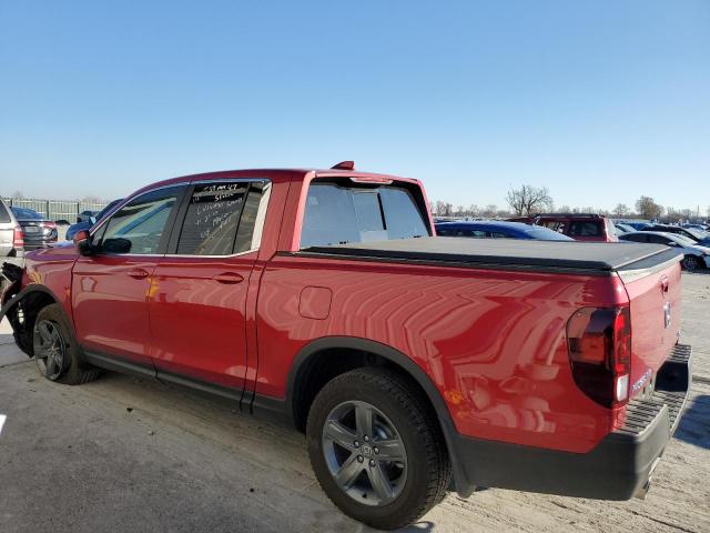 5FPYK3F5XPB002276 - 2023 HONDA RIDGELINE RTL MAROON photo 2