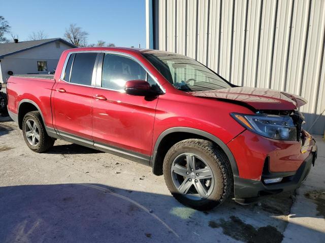 5FPYK3F5XPB002276 - 2023 HONDA RIDGELINE RTL MAROON photo 4