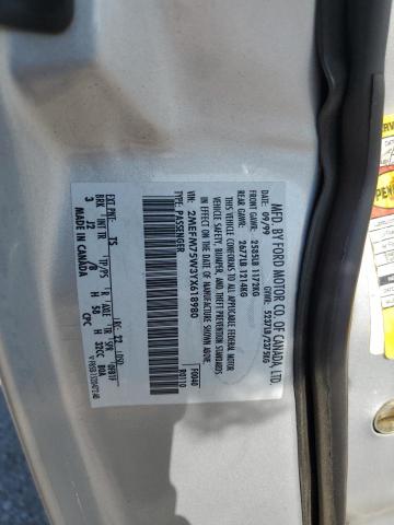 2MEFM75W3YX618980 - 2000 MERCURY GRAND MARQUIS LS 银色 照片 12