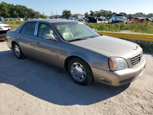 1G6KE57Y12U102781 - 2002 CADILLAC DEVILLE DHS GOLD photo 4