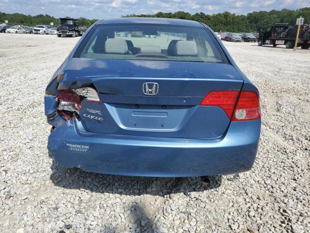 1HGFA16856L056986 - 2006 HONDA CIVIC EX BLUE photo 6