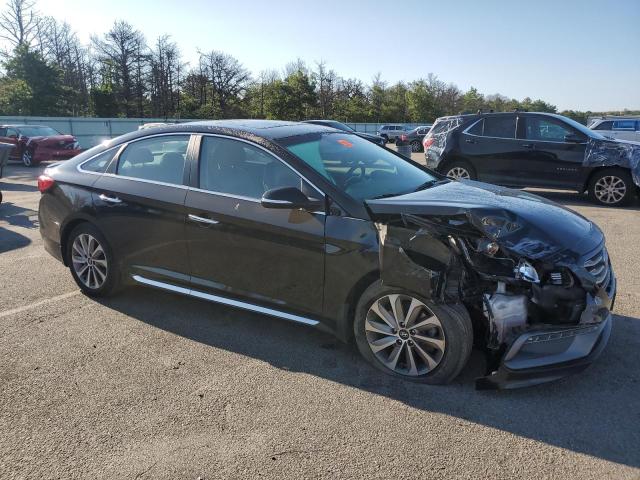 5NPE34AFXHH481252 - 2017 HYUNDAI SONATA SPORT BLACK photo 4