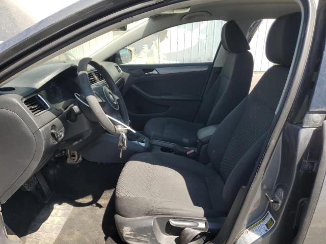 3VW2K7AJ1EM365369 - 2014 VOLKSWAGEN JETTA BASE ნაცრისფერი ფოტო 7