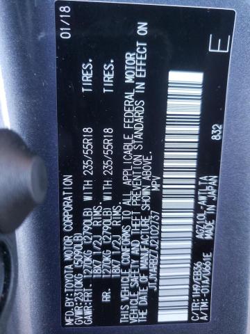 JTJYARBZ7J2102737 - 2018 LEXUS NX 300 BASE Boz foto 12