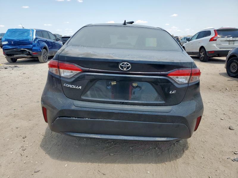 JTDEPRAE1LJ064868 - 2020 TOYOTA COROLLA LE შავი ფოტო 6