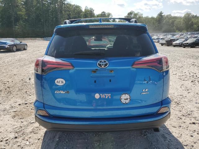 JTMBFREV9HJ104623 - 2017 TOYOTA RAV4 LE BLUE photo 6