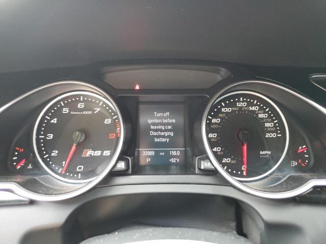 WUAC6AFR1DA902733 - 2013 AUDI RS5 GRAY photo 9